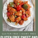 Gluten Free Sweet and Sour Chicken Pinterest Pin