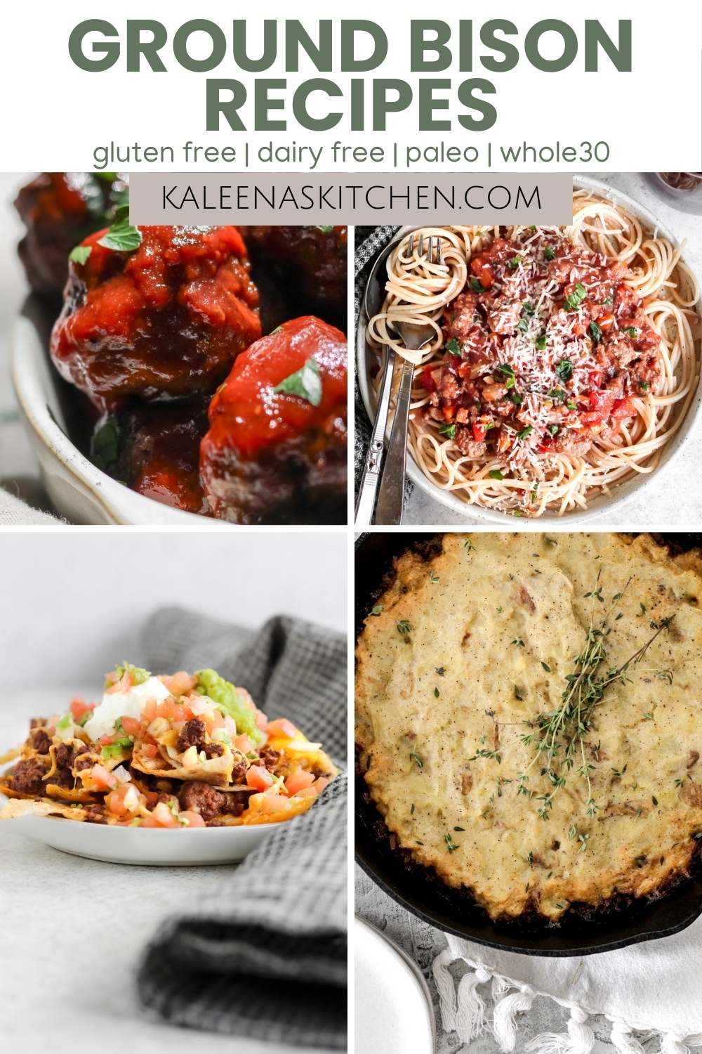 Bison - Kaleena's Kitchen