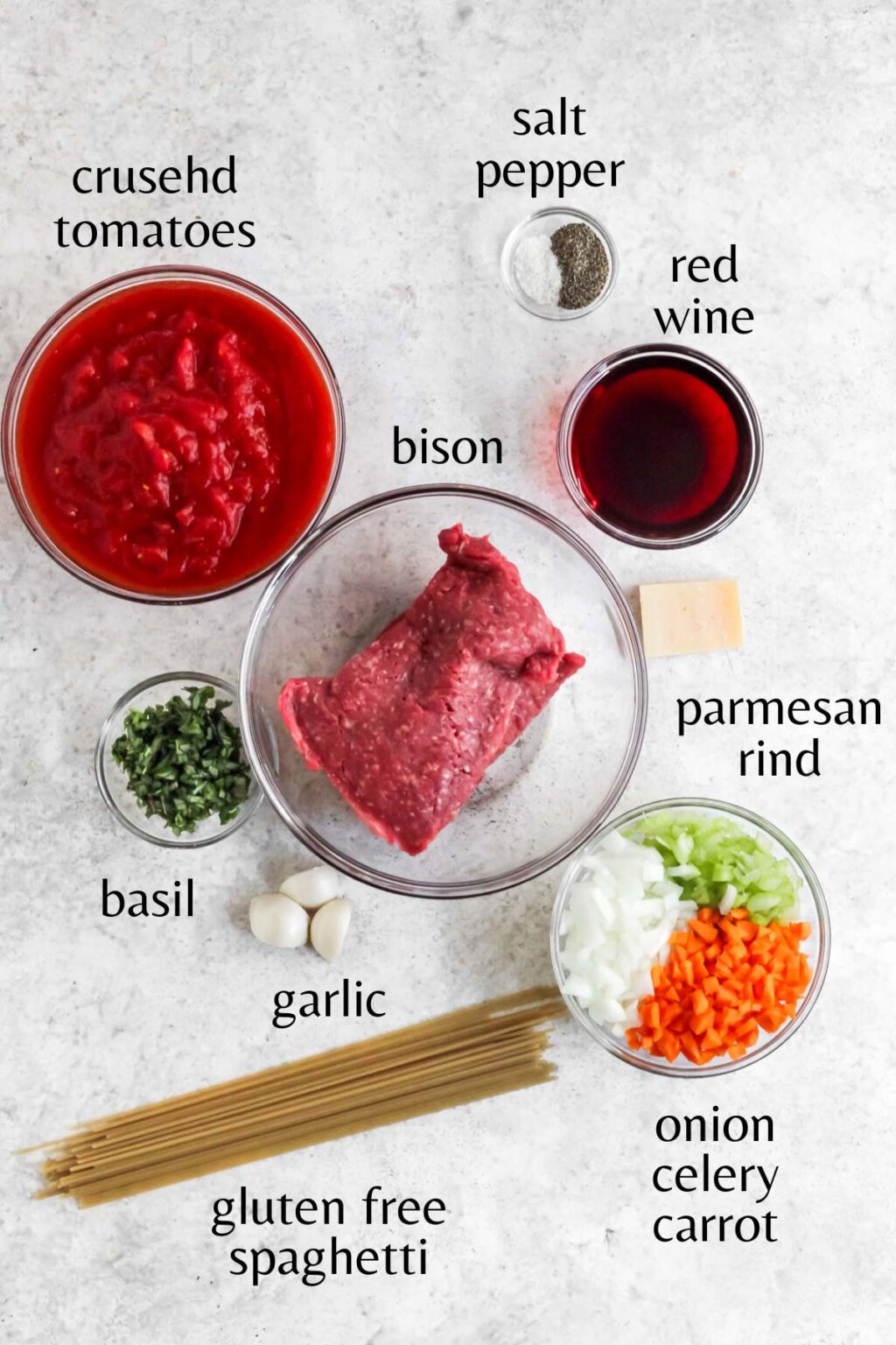 Gluten Free Spaghetti Bolognese with Bison - Kaleena's Kitchen